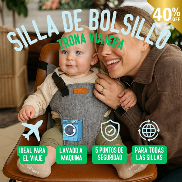 Silla de Bolsillo: Trona Viajera & Hogar