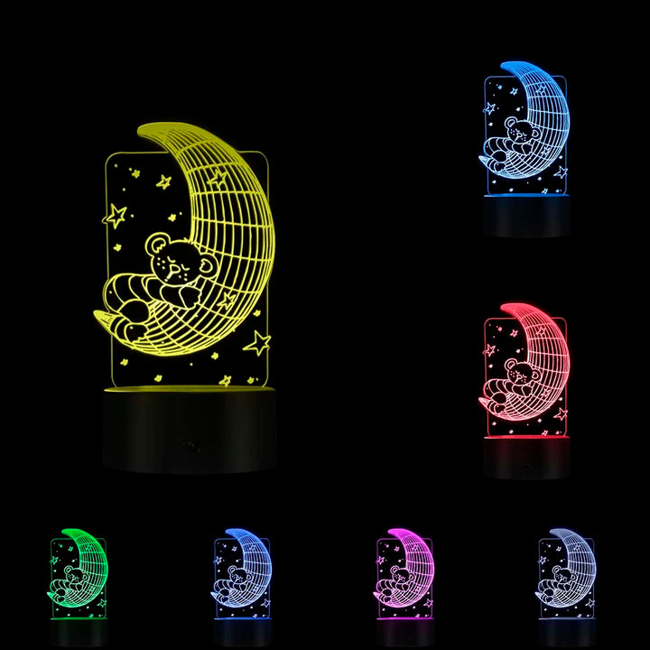 LAMPARA 3D MOOD LIGHT