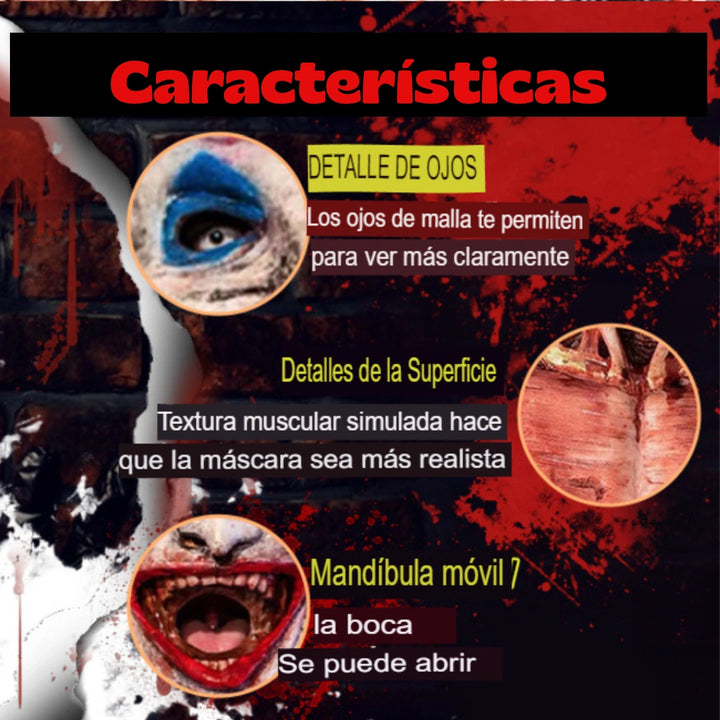 MASCARA JOKER ULTRA-REALISTA®️