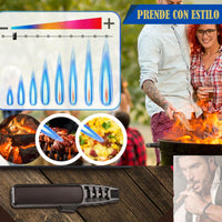 TorchFire Pro-X: Soplete Ajustable con Bloqueo Anti-Accidental
