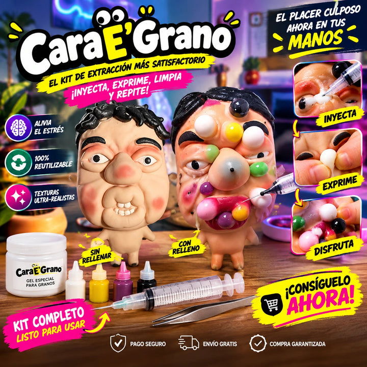 CaraE’Grano™:  Kit Antiestrés Interactivo