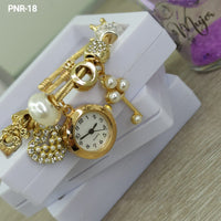 PULSERA-RELOJ GLOW TIPO PANDORA ♡