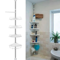 organizador esquinero inoxidable para baño