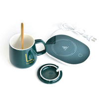 MUG DE LUJO CON CALENTADOR USB