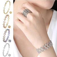 ¡PRODUCTO NOVEDOSO! ANILLO PULSERA 2 EN 1 JOYERIA MUJER