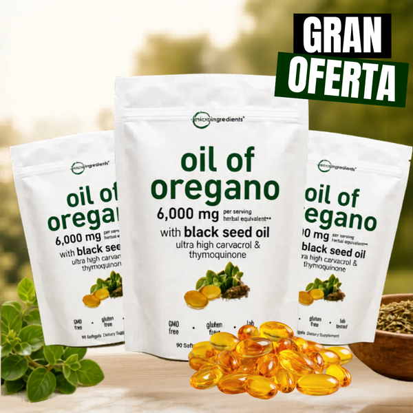 Aceite de Oregano 270 Capsulas para tu Corazón